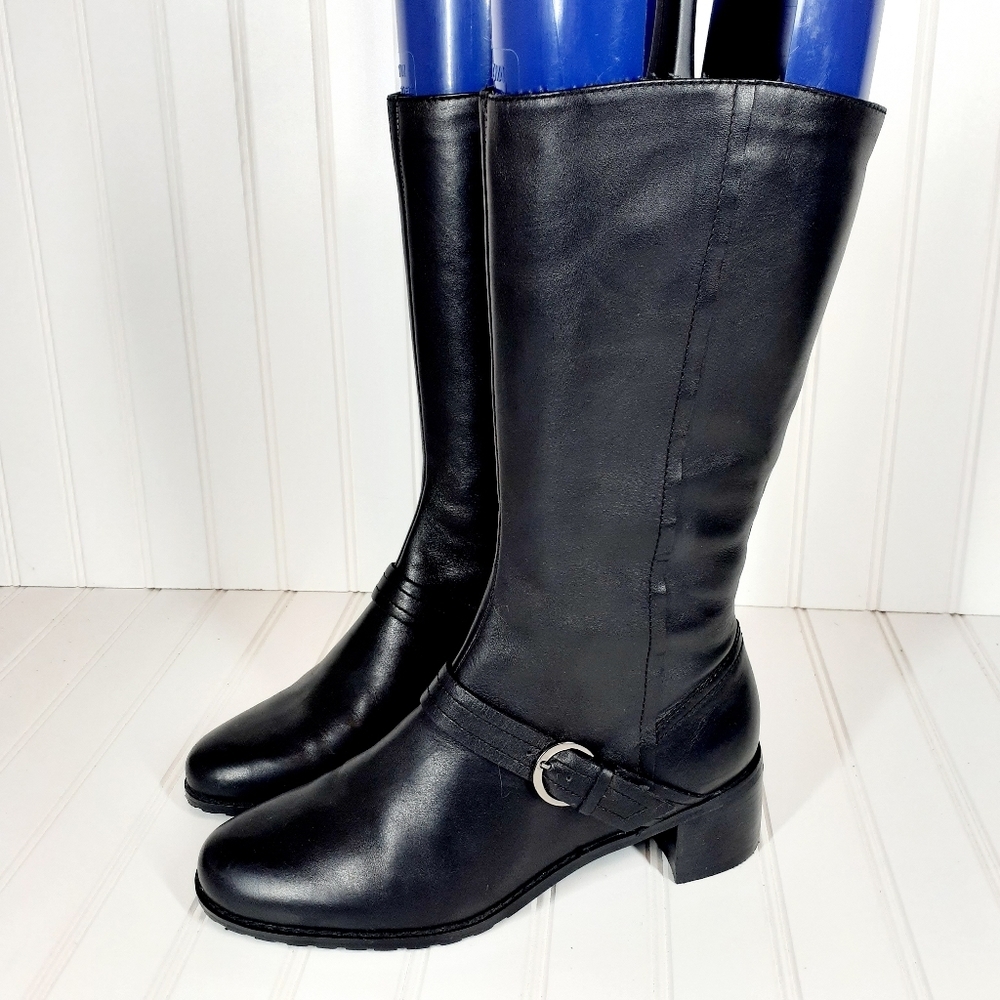 Easy Spirit Ellery Black Leather Boots 7,5W